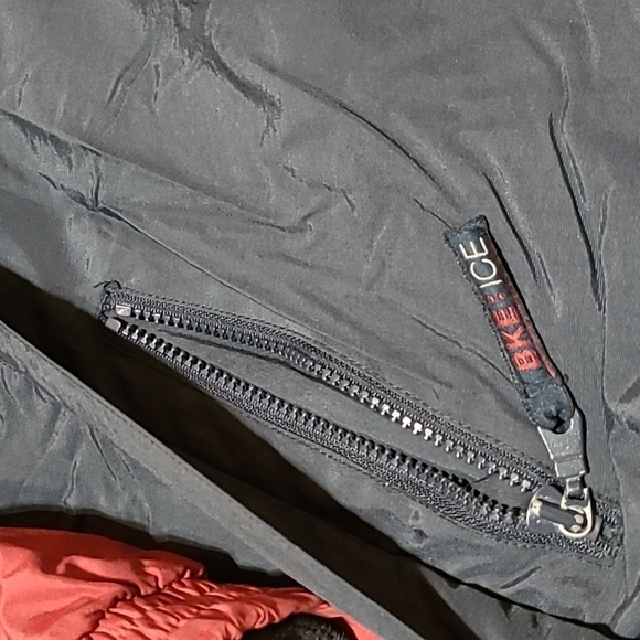 VINTAGE BKE-ICE NYLON REMOVABLE FLEECE LINING VARSATILE ZIP-SNAP HOODIE JACKET - Picture 4 of 16
